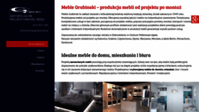 What Meblegrabinski.pl website looked like in 2020 (4 years ago)