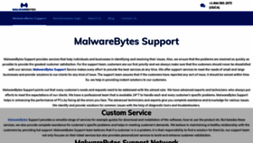 What Malwarebytessupport.me website looked like in 2020 (5 years ago)