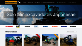 What Miniexcavadoras.cl website looked like in 2020 (4 years ago)