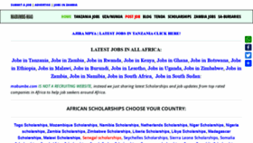 What Mabumbe.com website looked like in 2020 (4 years ago)