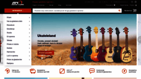 What M4musicstore.si website looked like in 2020 (4 years ago)