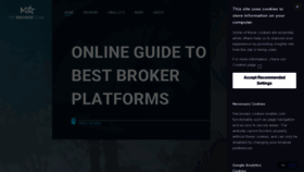 What Mybrokerstar.com website looked like in 2020 (4 years ago)