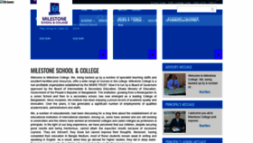 What Milestonecollege.com website looked like in 2020 (4 years ago)