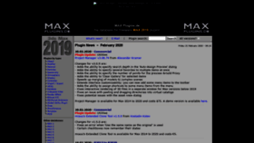 What Maxplugins.de website looked like in 2020 (4 years ago)