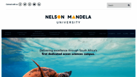 What Mandela.ac.za website looked like in 2020 (4 years ago)