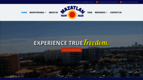 What Mazatlanmarinecenter.com website looked like in 2020 (4 years ago)