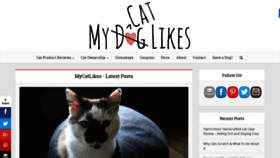 What Mycatlikes.com website looked like in 2020 (4 years ago)