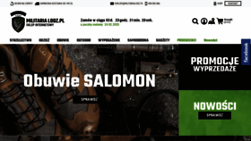 What Militarialodz.pl website looked like in 2020 (4 years ago)