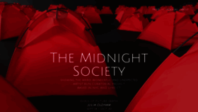 What Midnightsociety.org website looked like in 2020 (4 years ago)