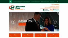 What Minutemanpressph.com website looked like in 2020 (5 years ago)
