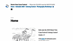 What Mvcranefest.org website looked like in 2020 (4 years ago)