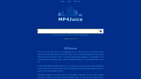 What Mp4juice.cc website looked like in 2020 (4 years ago)