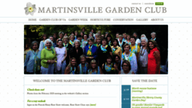 What Martinsvillegardenclub.org website looked like in 2020 (4 years ago)