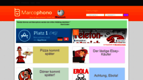 What Marcophono.com website looked like in 2020 (4 years ago)