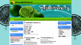 What Majocitrusy.eu website looked like in 2020 (4 years ago)