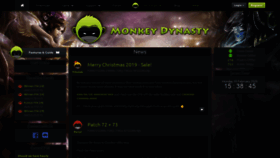 What Monkeydynasty.org website looked like in 2020 (4 years ago)