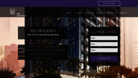 What Mbl-residence.com website looked like in 2020 (4 years ago)