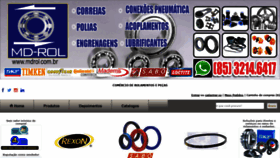 What Mdrolamentos.com.br website looked like in 2020 (4 years ago)