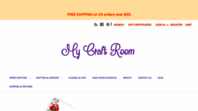 What Mycraftroom.com website looked like in 2020 (4 years ago)