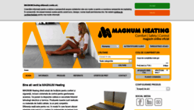 What Magnumheating.ro website looked like in 2020 (5 years ago)