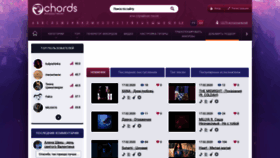 What Mychords.net website looked like in 2020 (4 years ago)