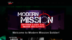 What Modernmission.com website looked like in 2020 (4 years ago)