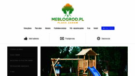 What Meblogrod.pl website looked like in 2020 (4 years ago)