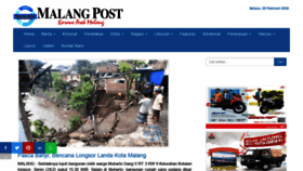 What Malang-post.com website looked like in 2020 (4 years ago)