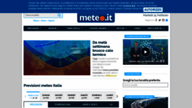 What Meteo.it website looked like in 2020 (4 years ago)