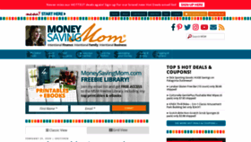 What Moneysavingmom.com website looked like in 2020 (4 years ago)