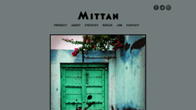 What Mittan.asia website looked like in 2020 (4 years ago)