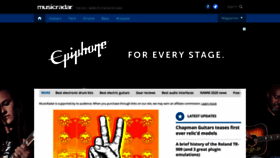 What Musicradar.com website looked like in 2020 (4 years ago)