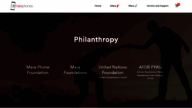 What Mara-foundation.org website looked like in 2020 (4 years ago)