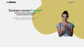 What Moje-fryzury.pl website looked like in 2020 (4 years ago)