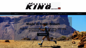 What Mountainking.co.uk website looked like in 2020 (4 years ago)