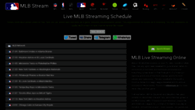What Mlbstream.io website looked like in 2020 (4 years ago)