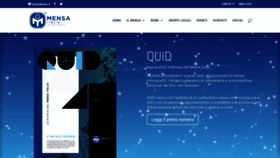 What Mensa.it website looked like in 2020 (4 years ago)