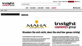What Maha-cosmetics.com website looked like in 2020 (4 years ago)