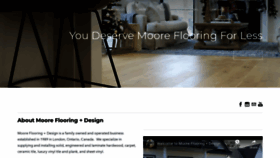 What Mooreflooringdesign.com website looked like in 2020 (4 years ago)