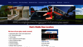 What Marksmobileglass.com website looked like in 2020 (4 years ago)