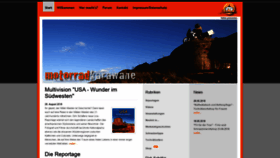 What Motorradkarawane.de website looked like in 2020 (4 years ago)