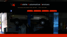 What Mobileautomotiveservices.com.au website looked like in 2020 (4 years ago)