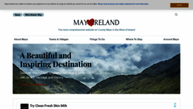 What Mayo-ireland.ie website looked like in 2020 (4 years ago)