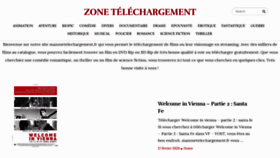 What Mazonetelechargement.fr website looked like in 2020 (4 years ago)
