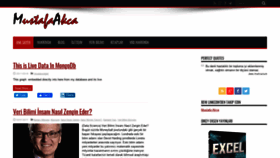 What Mustafaakca.com website looked like in 2020 (4 years ago)