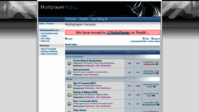 What Multiplayerhub.com website looked like in 2020 (4 years ago)