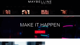 What Maybelline.com.my website looked like in 2020 (4 years ago)