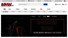 What Mhw-bike.com website looked like in 2020 (4 years ago)
