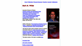 What Markwilde.com website looked like in 2020 (4 years ago)