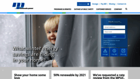 What Mnpower.com website looked like in 2020 (4 years ago)